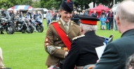 DM Saul Bruce receiving his Lord Lieutenants Cadet of Inverness from Lord Lieutenant (1)