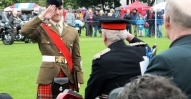 DM Saul Bruce receiving his Lord Lieutenants Cadet of Inverness from Lord Lieutenant (2)