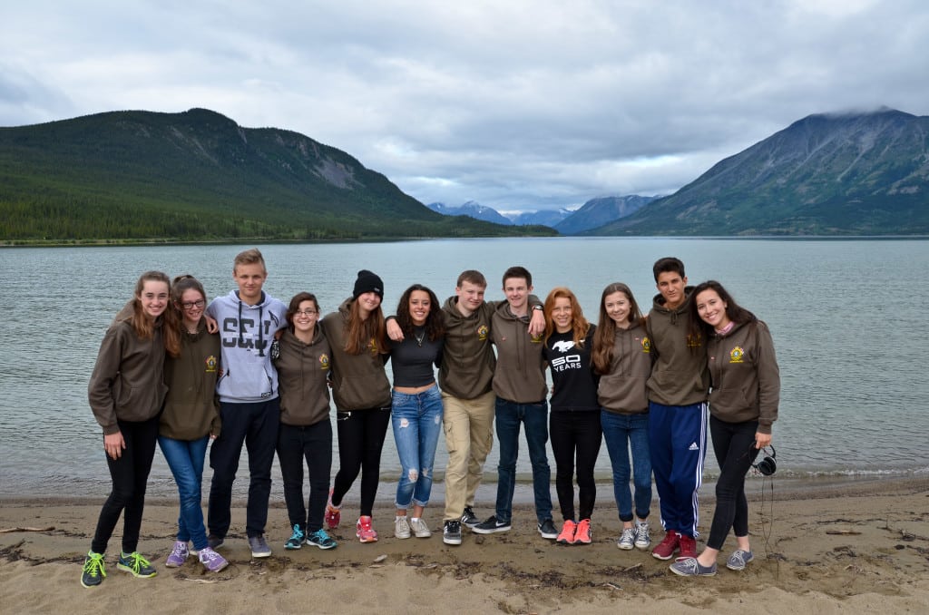 Ross (5th Right) with the UK Cadets in Alaska