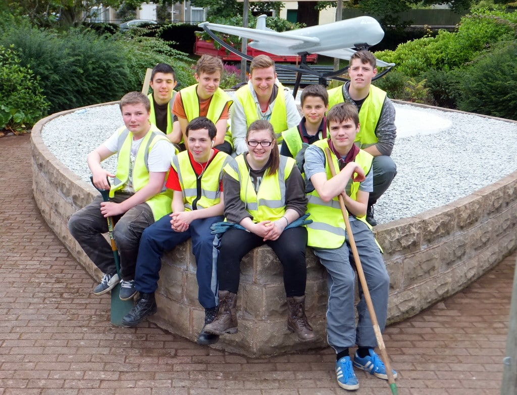 Forres Detachment with Kinloss and Forres Scouts.
