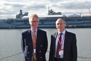The chief executives of Highland and Lowland RFCAs Brig Mark Dodson (left) and Col Robbie Gibson.