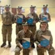 Cadets holding Young Leaders Certificates