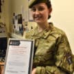 Cadet with certificate