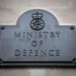 Ministry of Defence sign