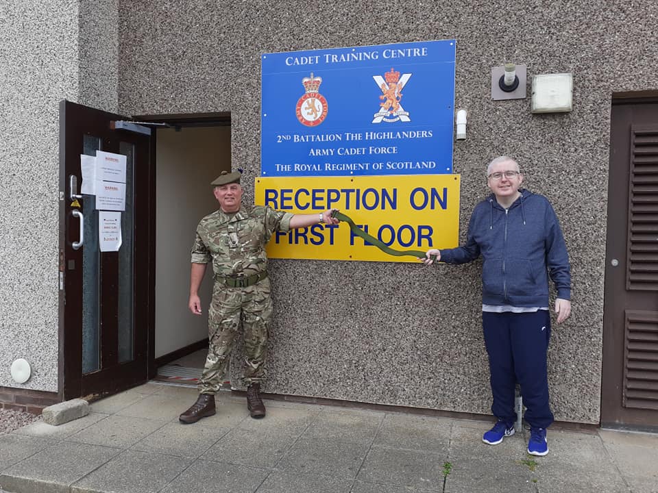 Belt handed over at 1 Highlanders in Boddam