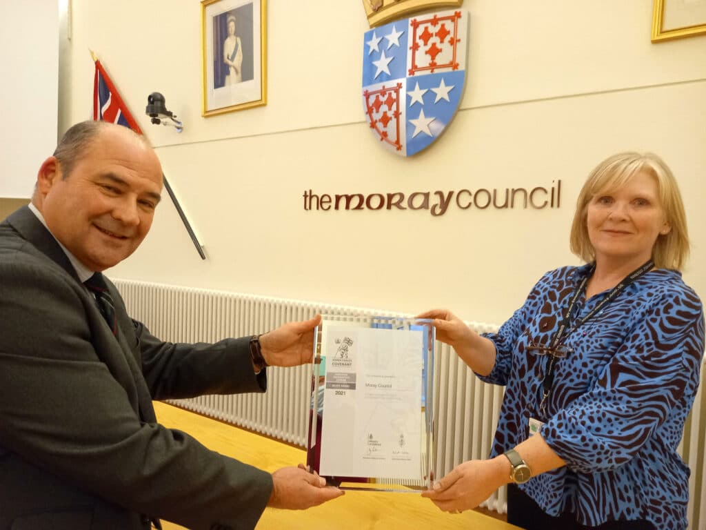 Moray Council ERS Silver Award.