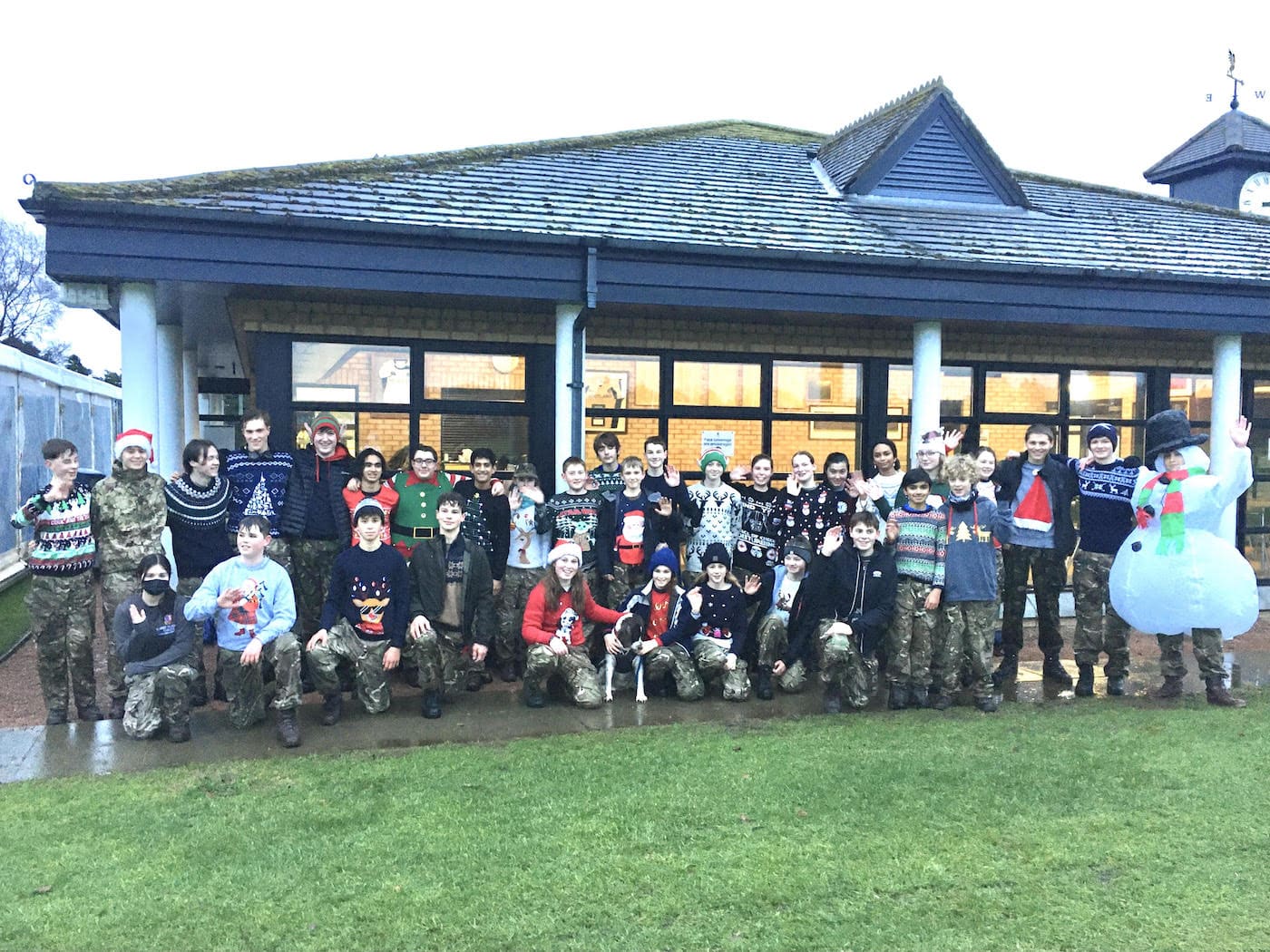 RGC pupils took part in a festive fundraiser for Walking With The Wounded.