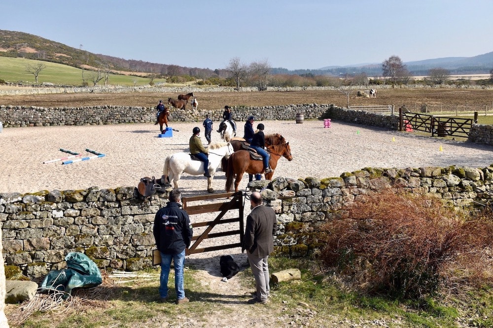 Horses and riders at HorseBack UK.