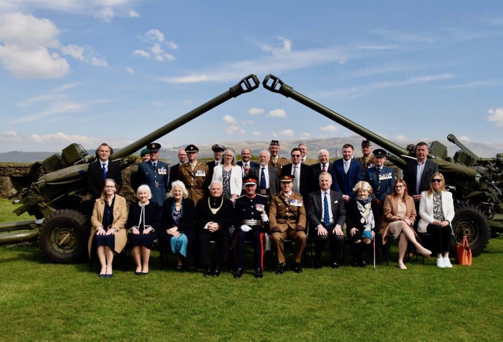 Guest at the Royal Gun Salute.