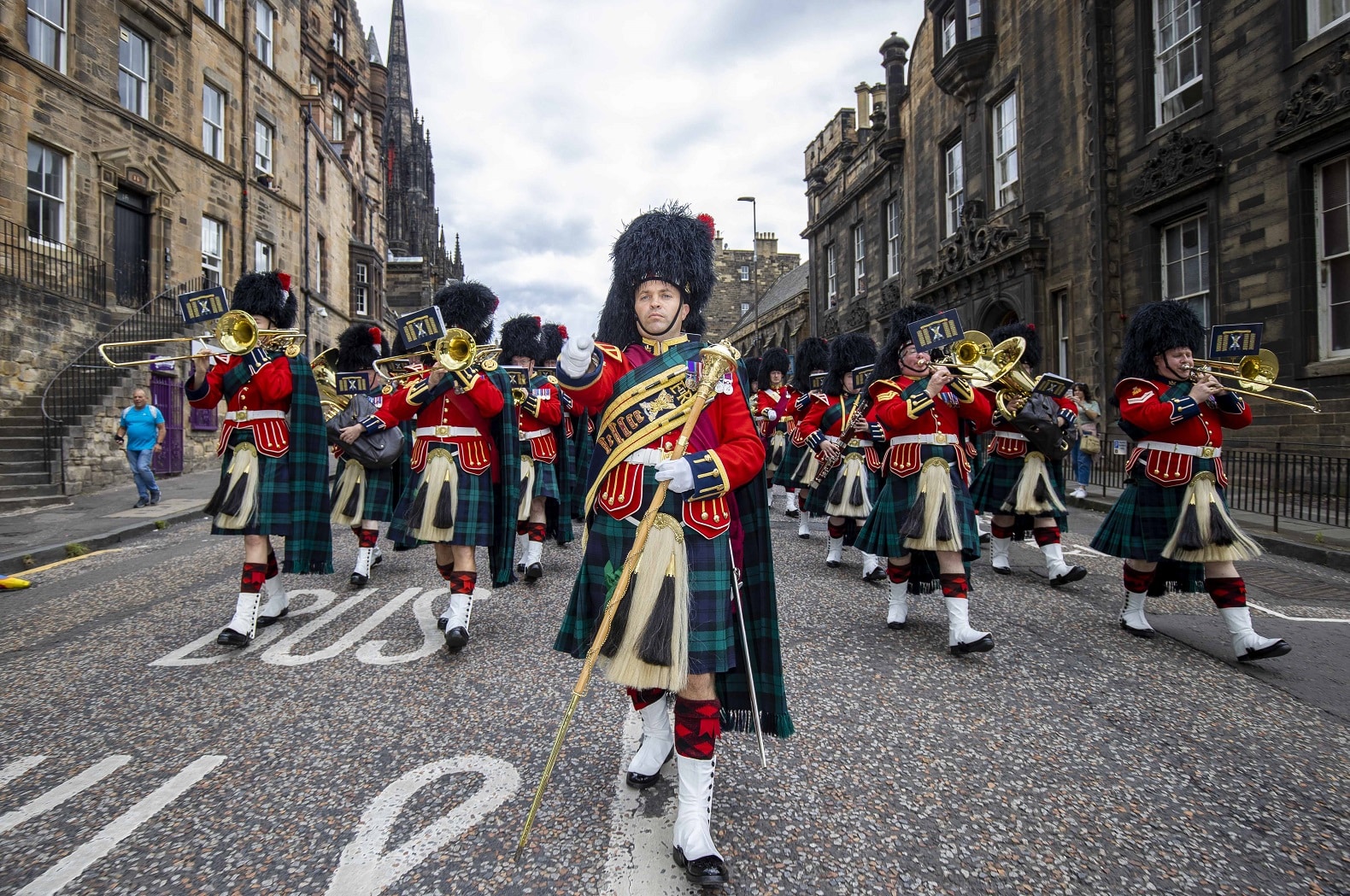 The Royal Regiment of Scotland band.