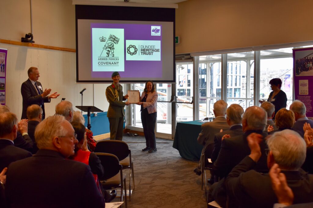 Armed Forces Covenant presentation during the meeting