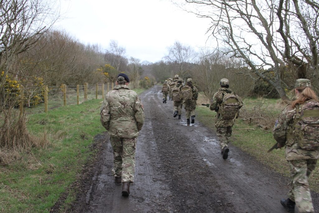 cadets walking