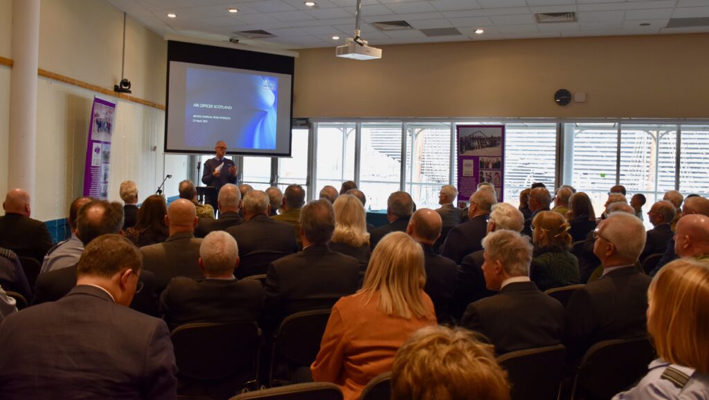 Air Officer Scotland speaking