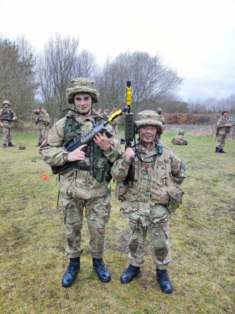 cadets outdoors