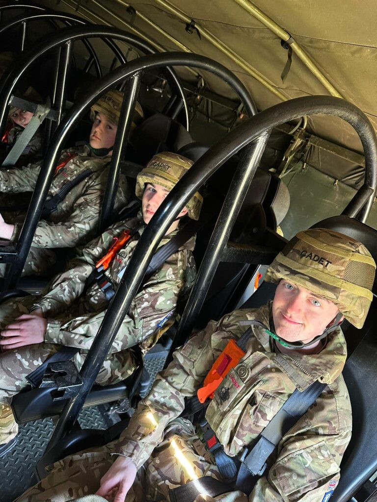 cadets smiling