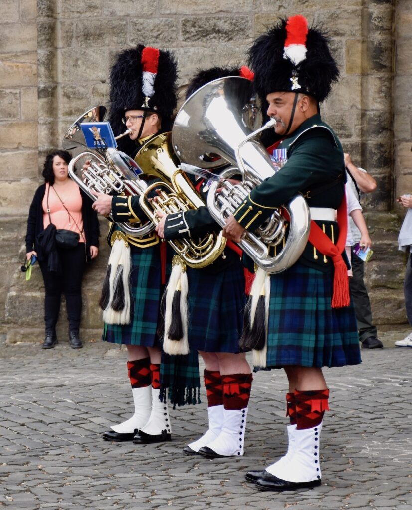 Members of The Black Watch Band.