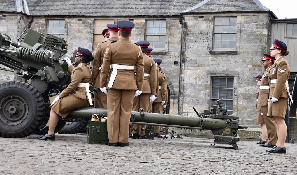 The Gun Salute Troop.