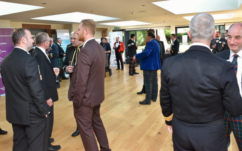 Guests enjoyed a drinks reception.