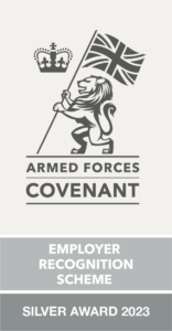 2023 Defence Employer Recognition Scheme Silver Award logo