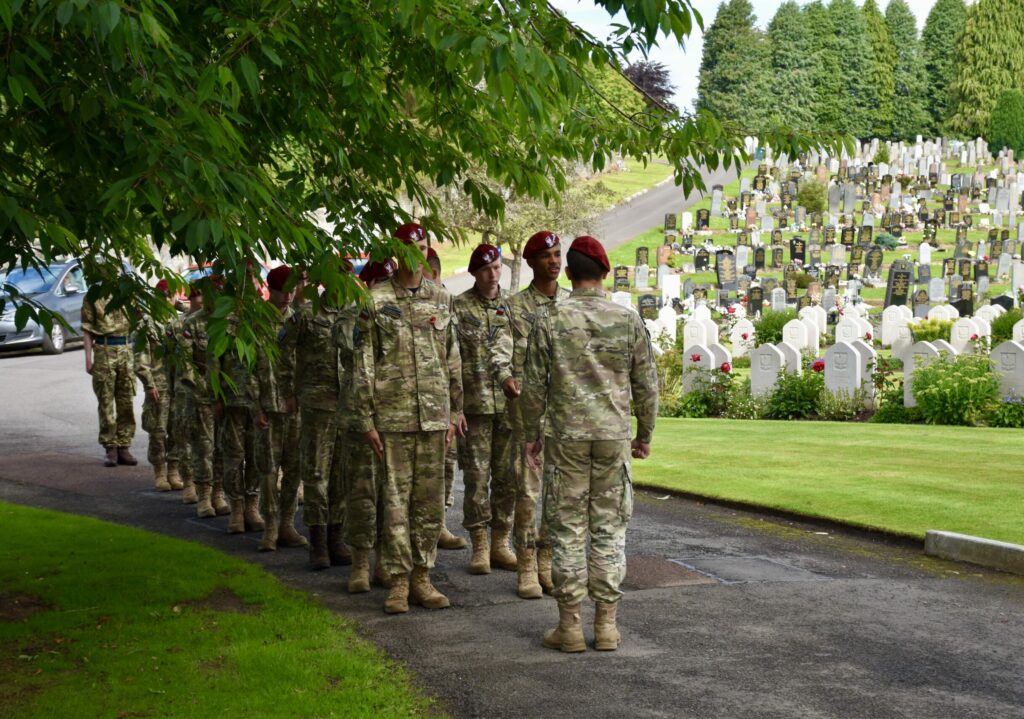 Polish Cadets standing