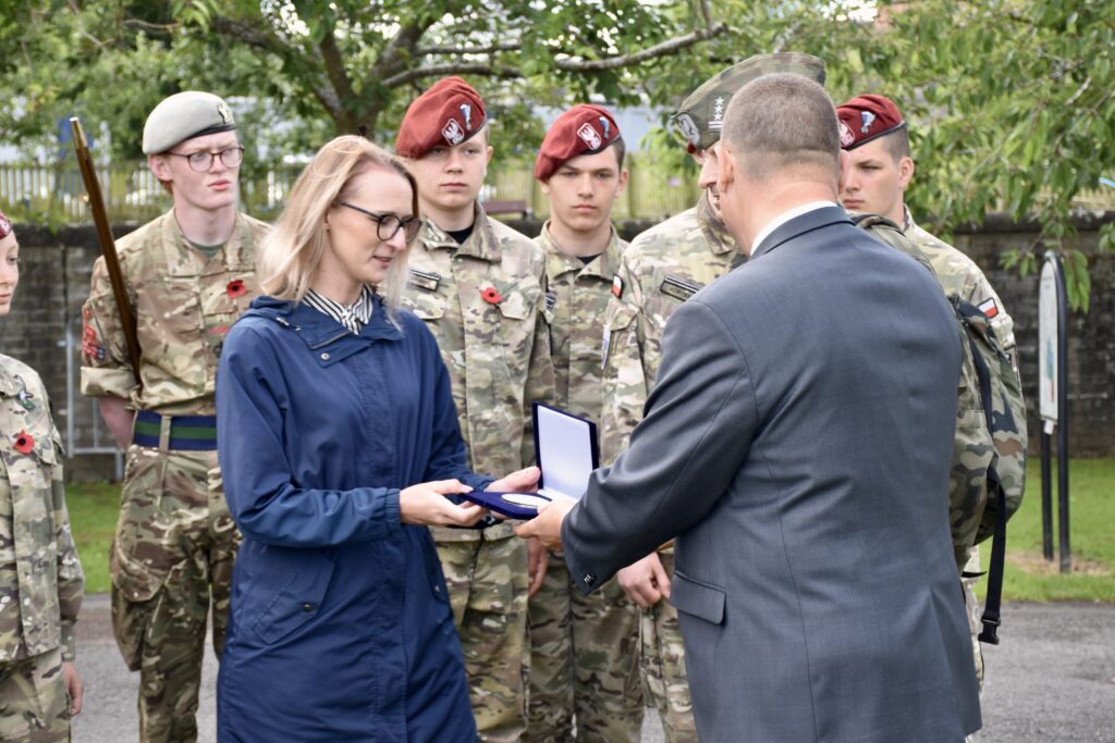 Six cadets and three adults