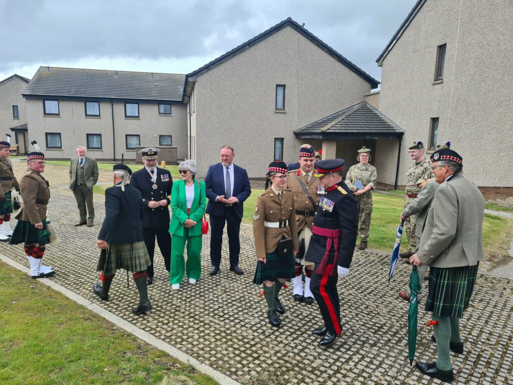 Boddam CTC guests at the opening.