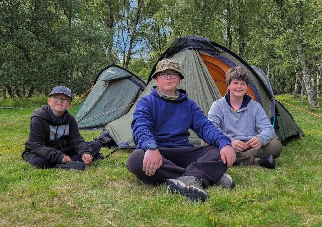 Cadets on an overnight expedition.