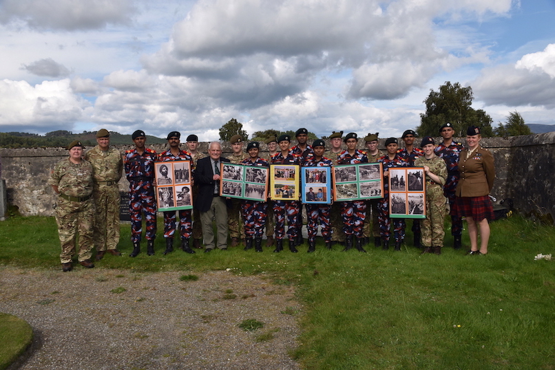 Indian and ACF cadets.