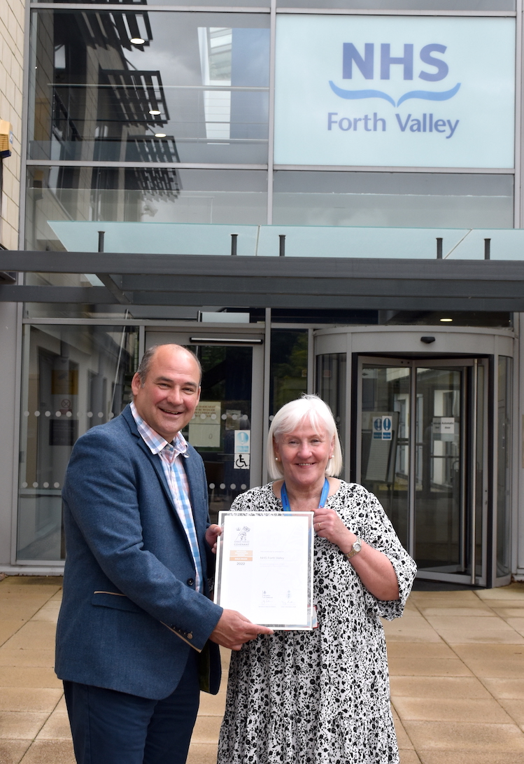 ERS Gold presentation at NHS Forth Valley.
