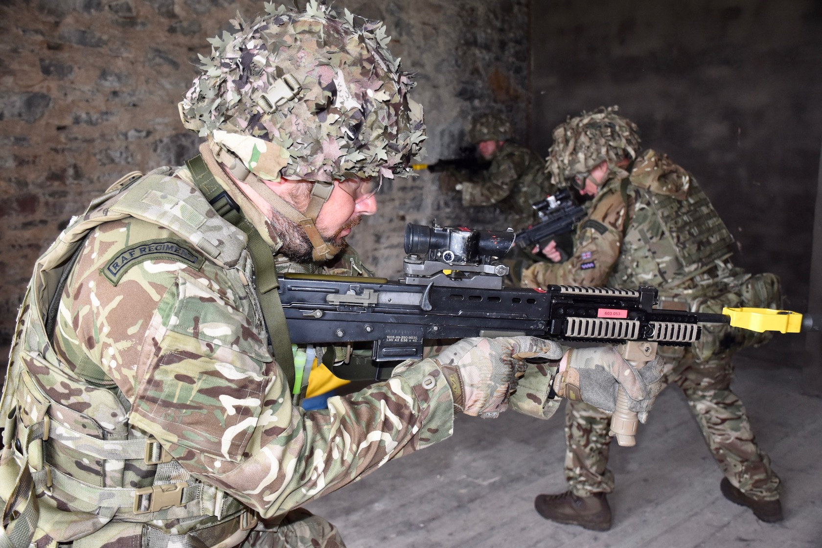 RAF Regiment Reserves in action Highland Reserve Forces’ and Cadets