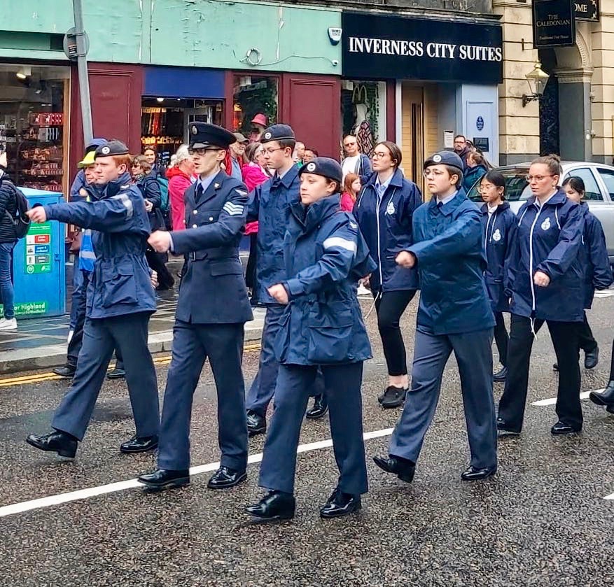 RAF Air Cadets parade.
