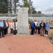 Members of the Highland Gold Network at the RM Condor memorial.