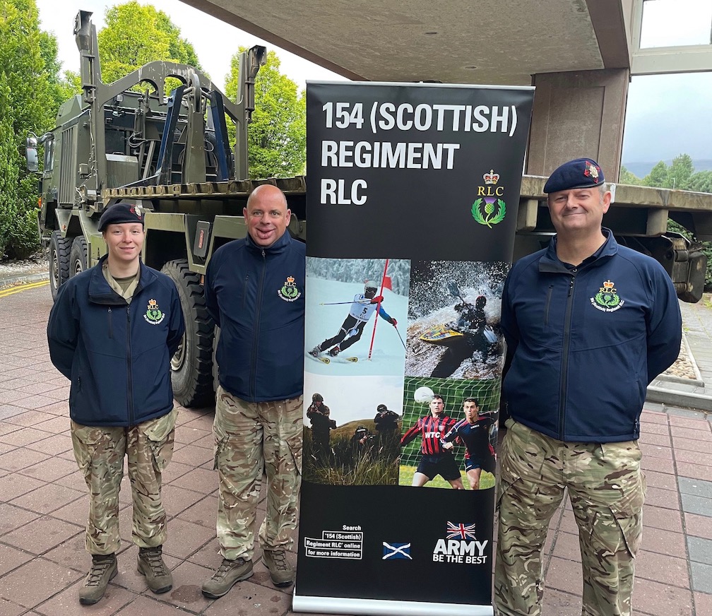 154 (Scottish) Regiment RLC Reservists.