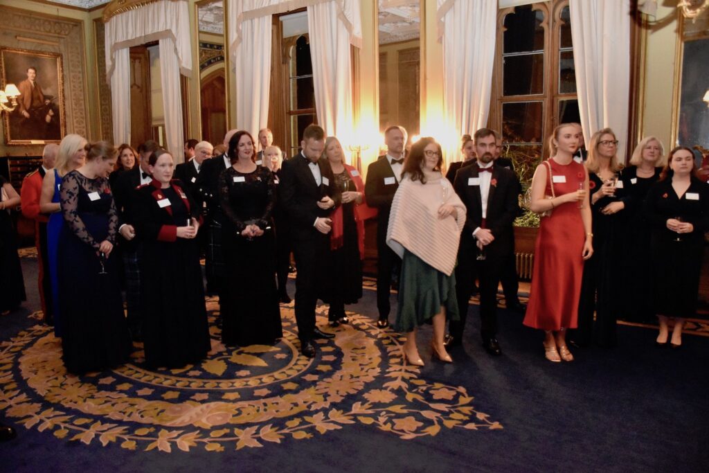 Guests listen as Chief of Defence People Vice Admiral Phil Hally delivers his speech.