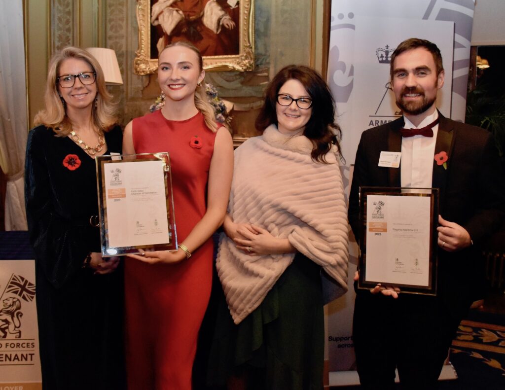 forth Valley Chamber and Flagship Maritime Ltd, both Award recipients from the Stirling area.