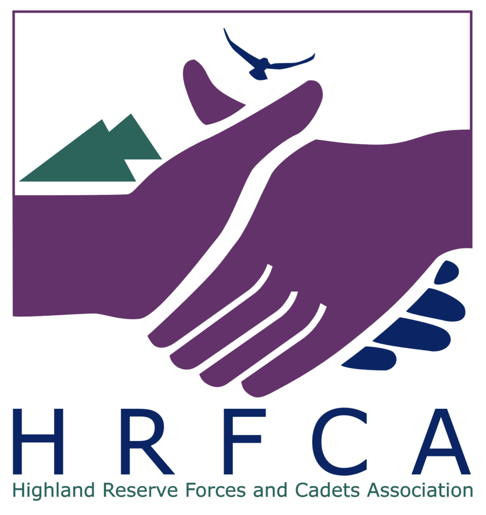 Highland Reserve Forces' and Cadets' Association logo.