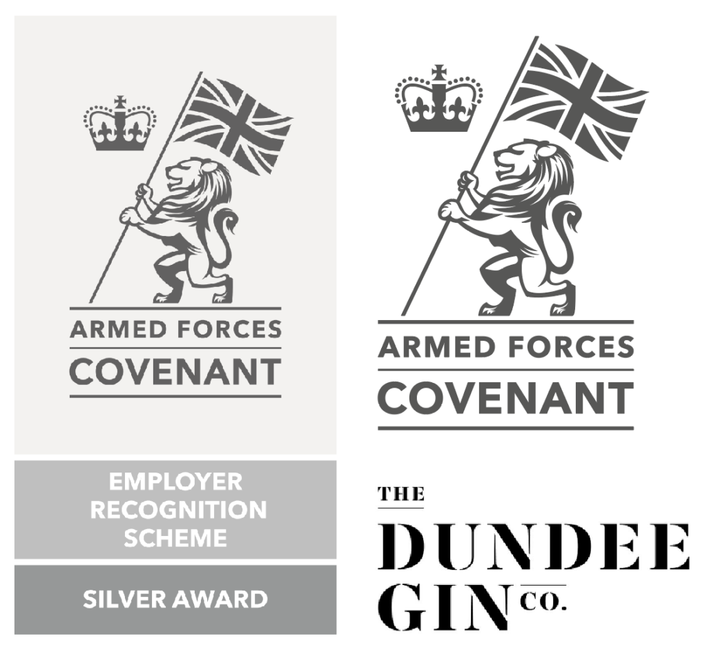 Dundee Gin and ERS logos