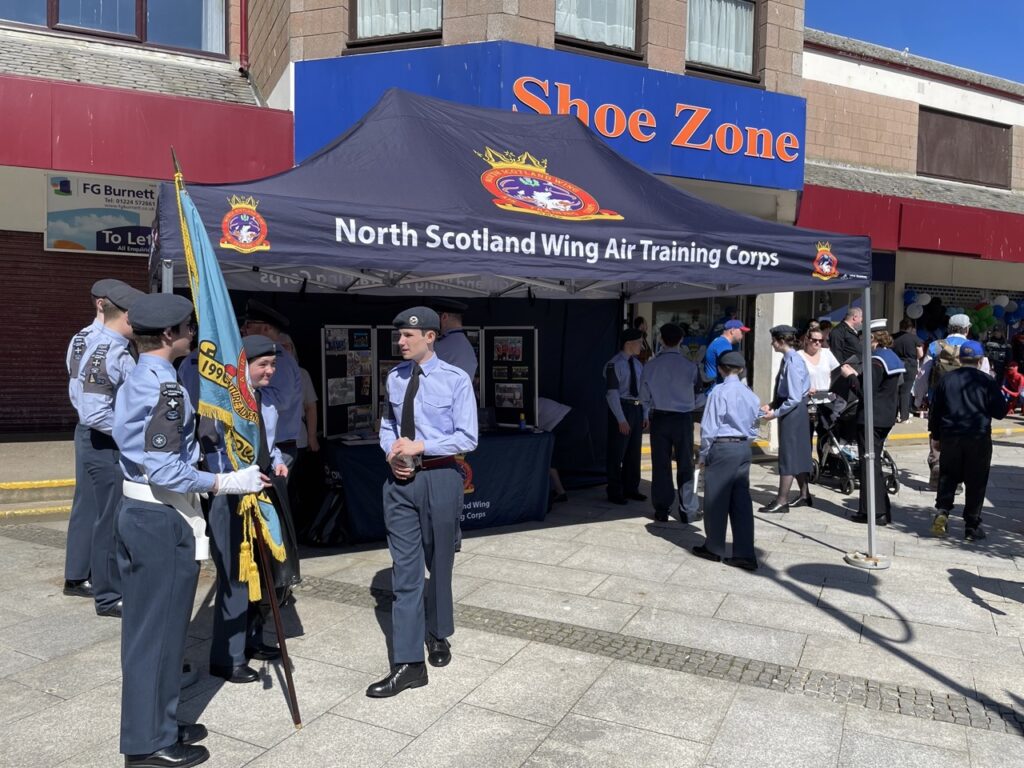 North Scotland Wing Air Cadets stand