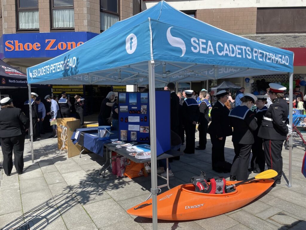 Sea Cadets Peterhead stand