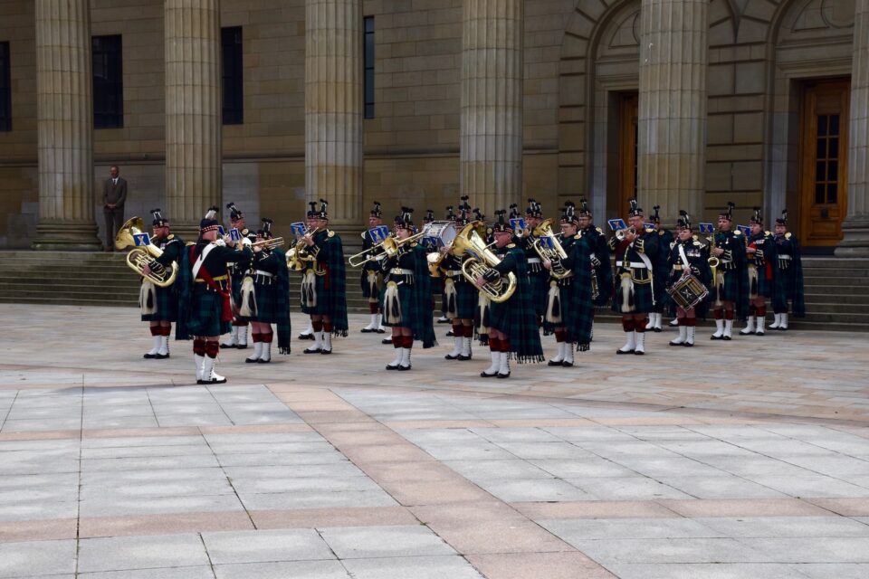 The 6 and 7 SCOTS Band.