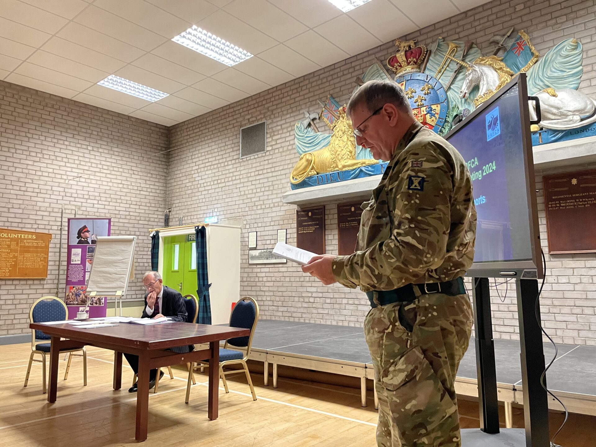 Unit representative speaking.