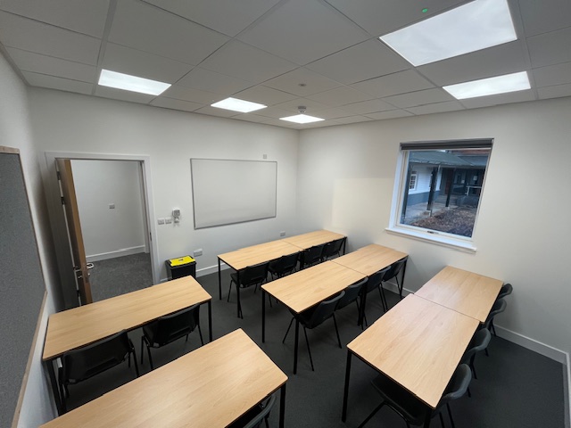 Classroom space within the new extension.