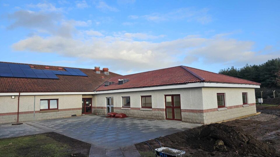 The new extension at Barry Buddon.