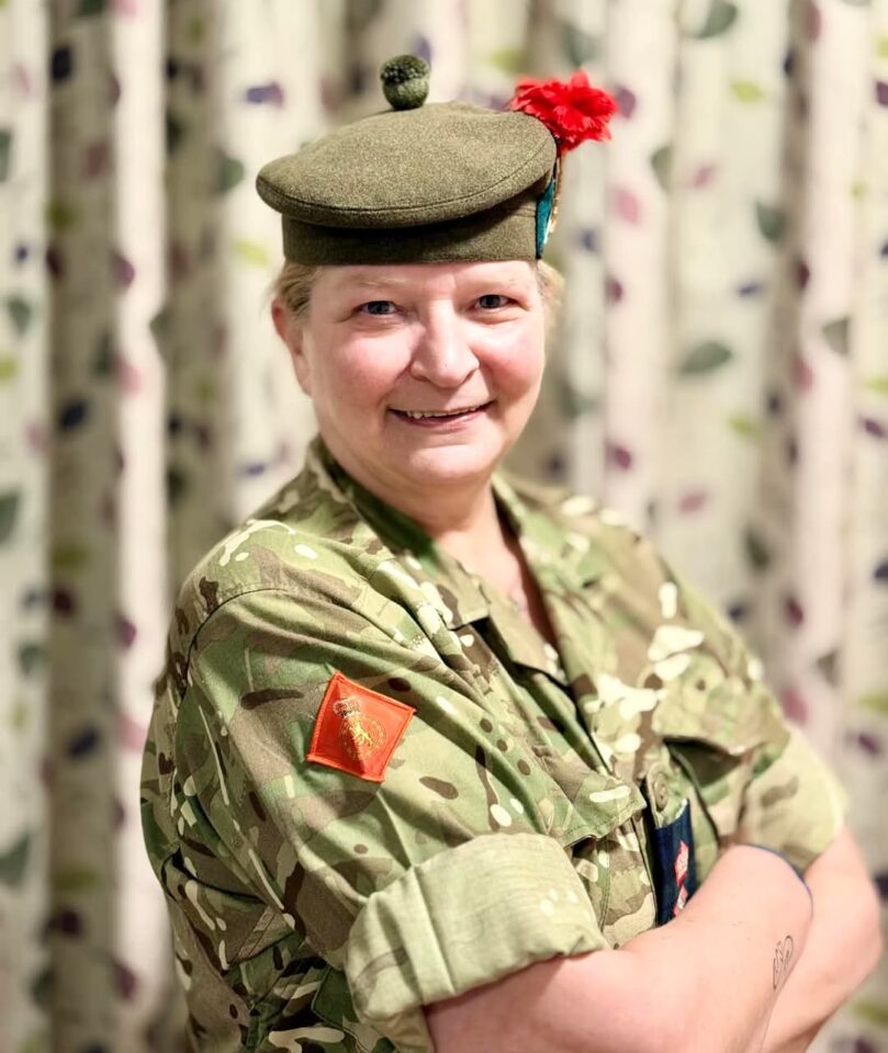 Deputy Commandant of The Black Watch Battalion Army Cadet Force, Lieutenant Colonel Kat Douglas.