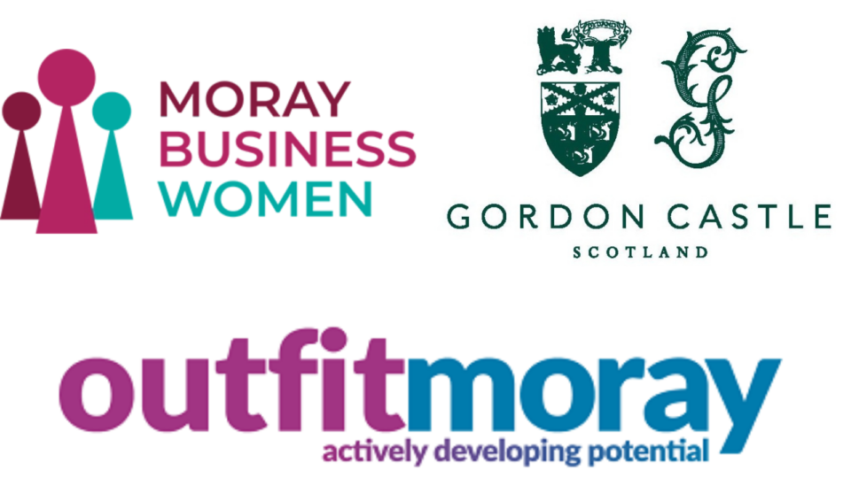 Moray Business Women, Gordon Castle Scotland and Outfit Moray actively developing potential logos.
