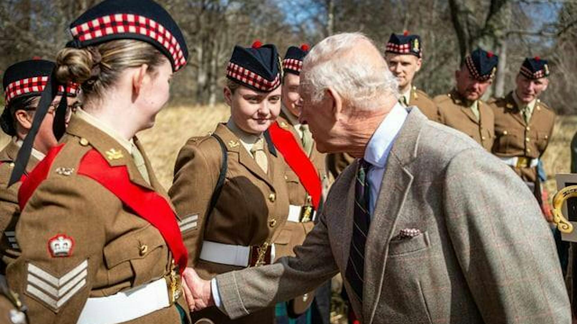 Featured image for “Cadets meet The King”