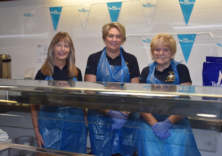 Cadet Force Adult Volunteers from Peterhead Sea Cadets provided catering.