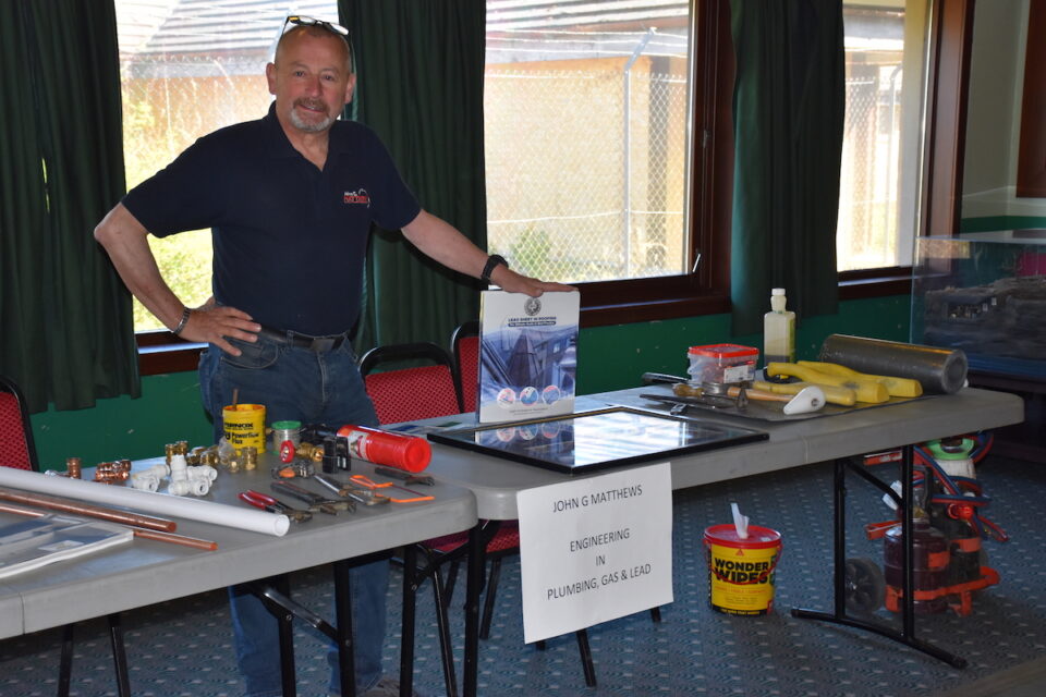 The John G Matthew Plumbing and Heating display at Boddam.