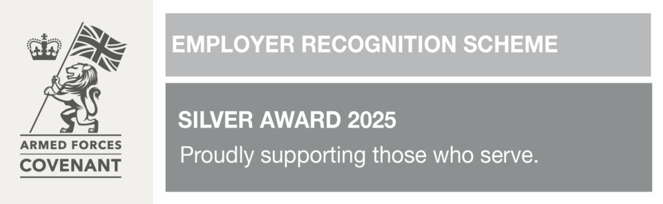 Defence Employer Recognition Scheme banner.