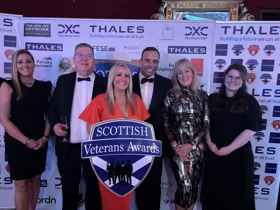 The Serica Energy team at the Scottish Veterans Awards.